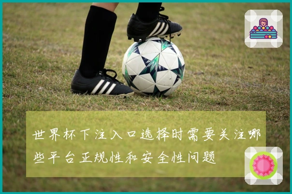 世界杯下注入口选择时需要关注哪些平台正规性和安全性问题